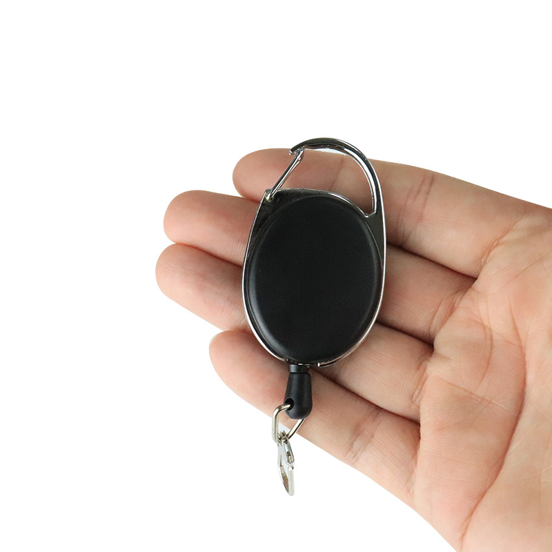 Mini Black Anti lost Keychain Retractable Keychain Buckle - Temu