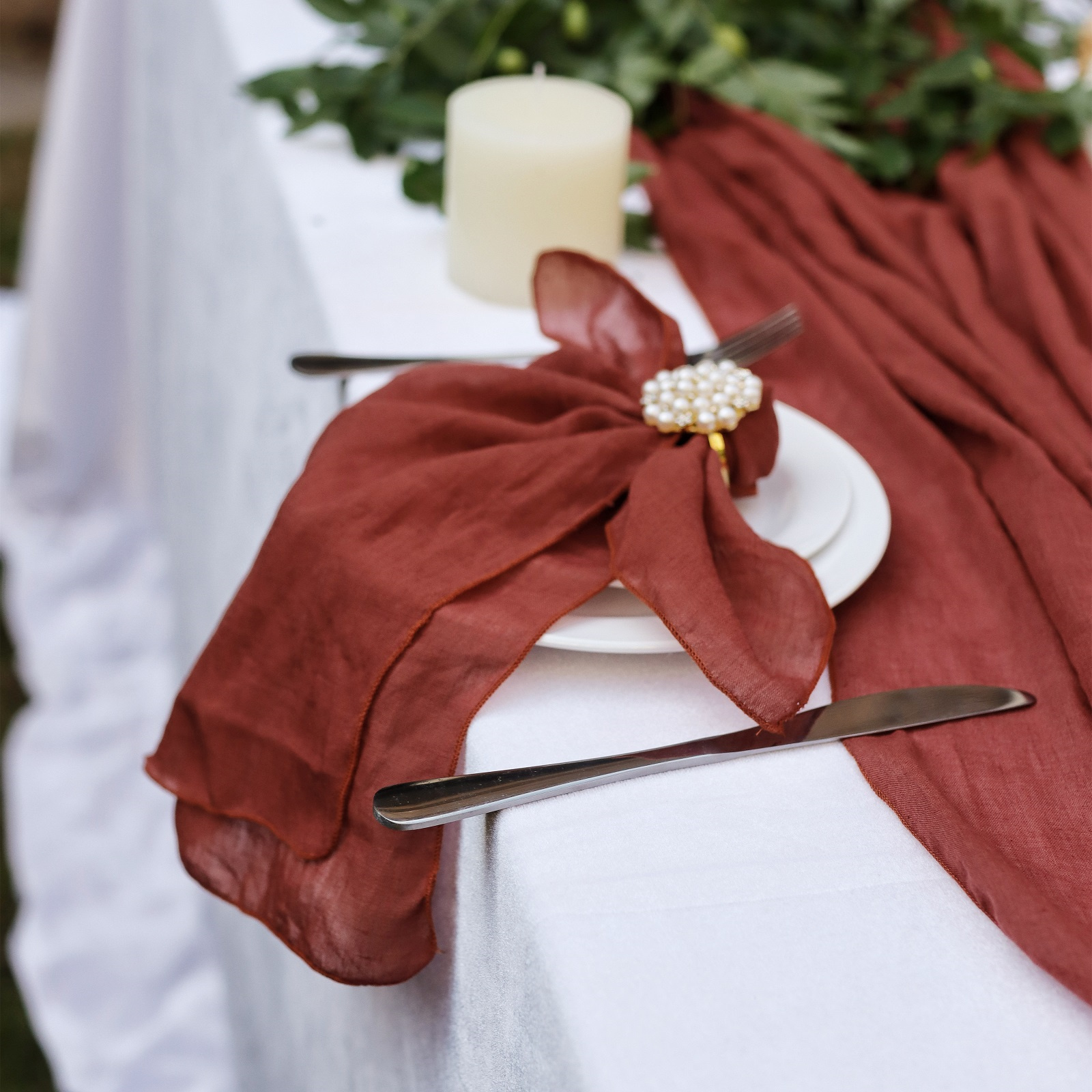 Polyester Napkins Solid Color Napkin Cloth Satin Wedding - Temu