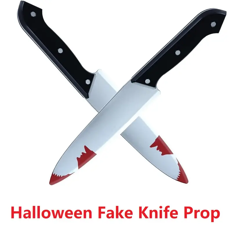 Faux Couteau D'halloween, Accessoire D'arme De Fête De Cosplay, 1