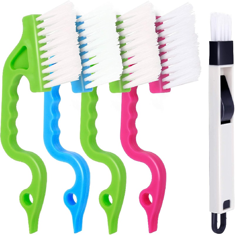 Deep Cleaning Brush For Kitchen, Windows, And More - Small Details Scrub  Brush For Crevices And Grooves - Efficient Household Cleaning Tool - Temu