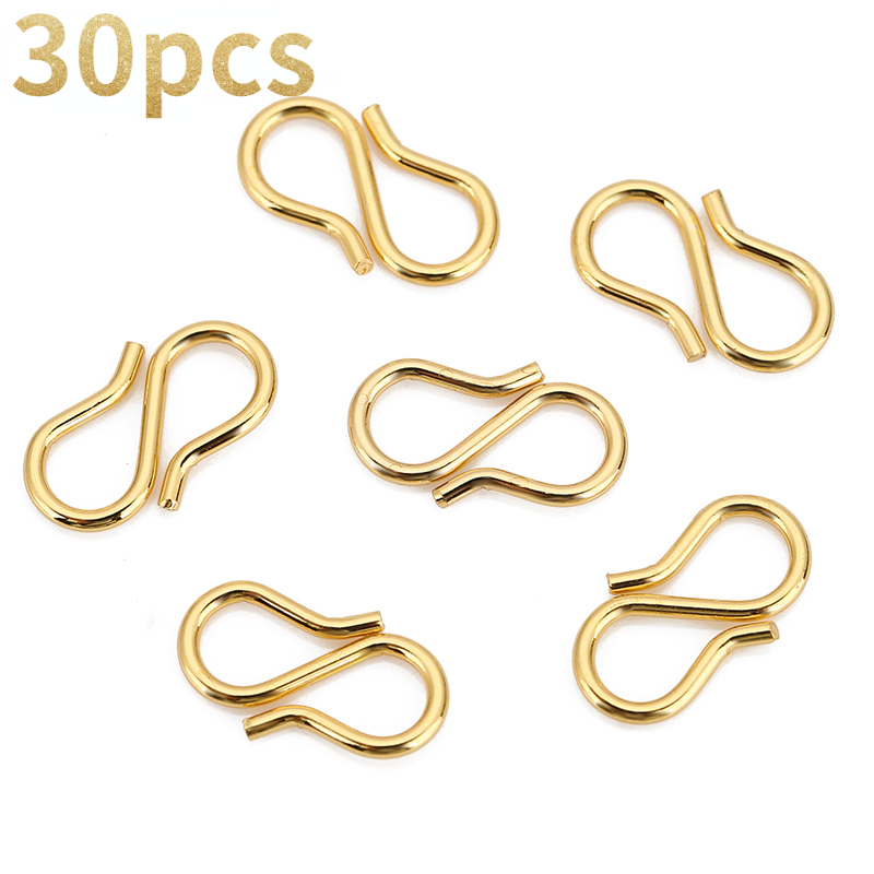 Stainless Steel Strong S Shape Clasps Diy Bracelet Clasps - Temu