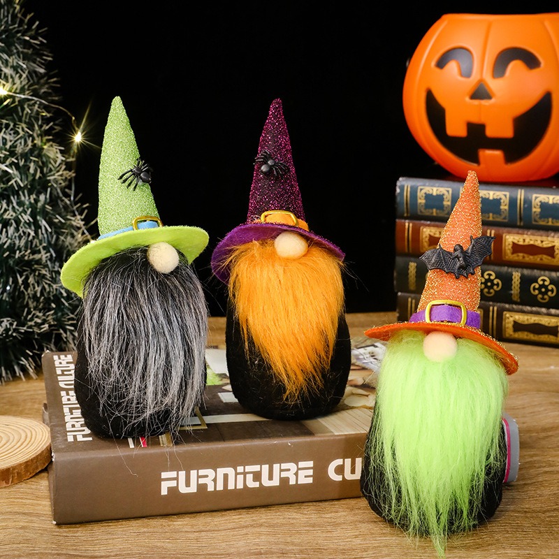 Poupées d'Halloween, Poupées de citrouille, Poupées de décoration de  fenêtre, Cadeaux d'Halloween pour enfants, Poupées de décoration de vitrine  / maison, Décoration d'atmosphère d'Halloween