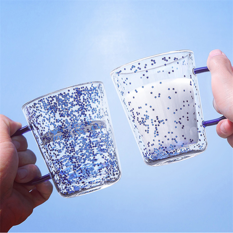 Creative Glass Cup, Heat-resistant Tumbler, Drinkware, Tea Juice Milk  Coffee Mug, Home Water Glasses Ripple Mug, - Temu