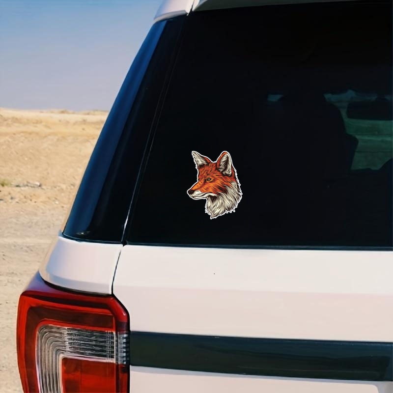 Furry Fox Face Animal Wildlife Car Bumper Vinyl Sticker Aufkleber Für Auto