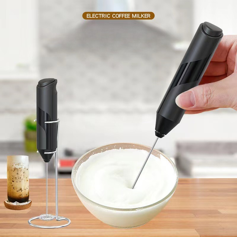 Powerful Electric Milk Frother Handheld Foam Maker For Lattes Whisk Drink  Mixer For Coffee Mini Foamer For Cappuccino Frappe Matcha Hot Chocolate  (black Red Silvery) Independence Day Halloween Christmas Valentines Day Gift