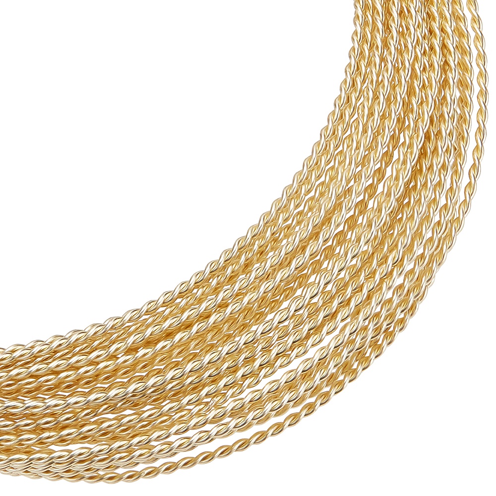1pc 20 Gauge Tarnish Resistant Brass Craft Wire 15Ft Light Golden Round  Jewelry Wire For Necklace Bracelet Making And Other Handmade Project