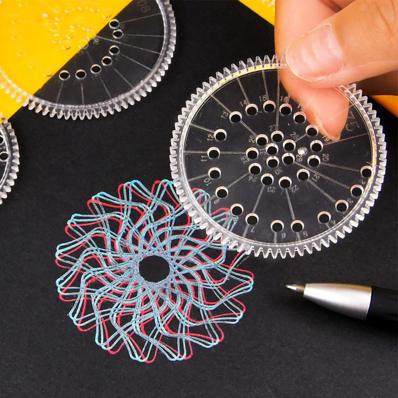 27pcs/set Original Spirograph Design Set, Spirograph Toys Draw