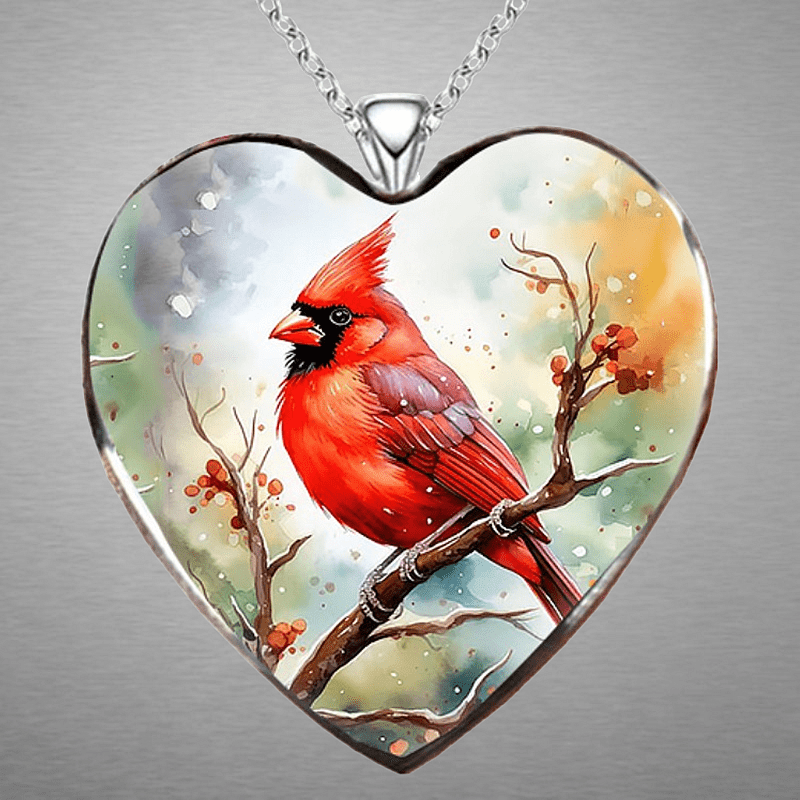 Red bird online necklace