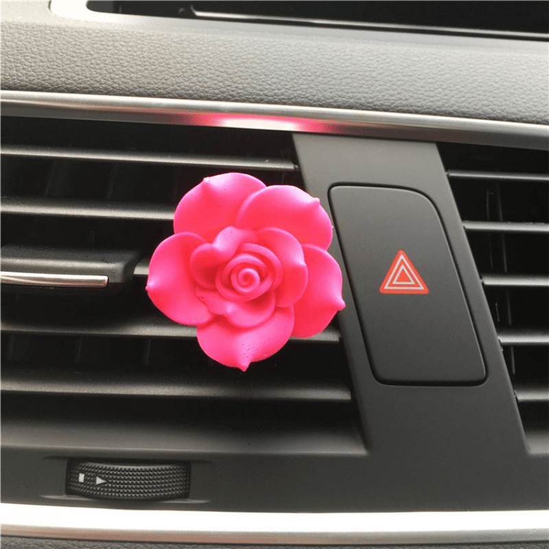 6 Stück Blumen Auto Entlüftungsklammern Mit Duftpads Bunte - Temu Austria