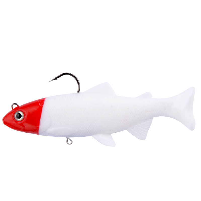 1Pcs Bait 20Cm 300G Lead Fish Single Hook T Tail Bait Long S Sea Fishi –  Bargain Bait Box