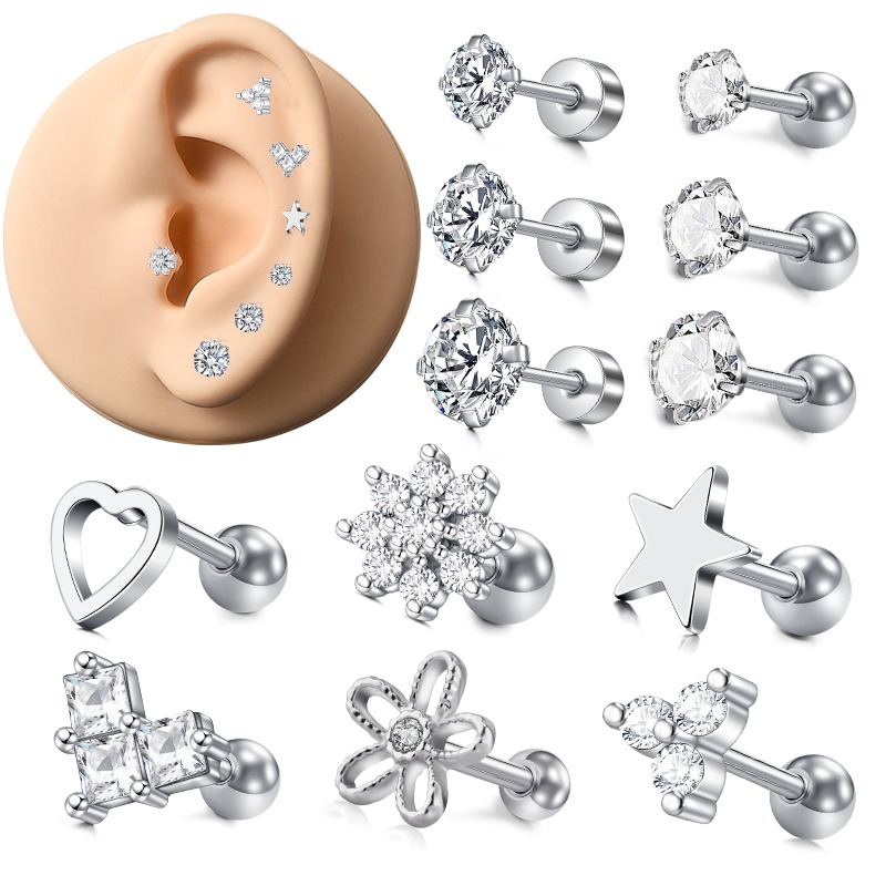  3mm Clear Earrings for Sports, Invisible Plastic Earrings Stud  Clear Stud Earrings for Work, Surgery with Silicone Earring Backs, Earring  Retainers (120 pieces/60 Pairs) : Arts, Crafts & Sewing