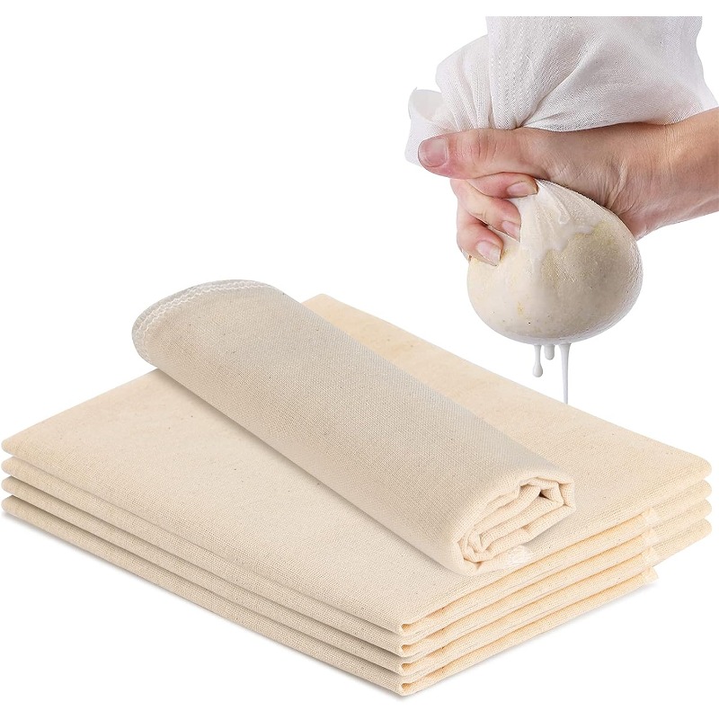 Reusable Cheese Cloth Muslin Cloth for Straining Cooking Baking Cotton  Fabric