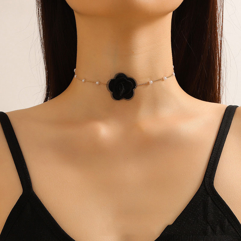 Vintage Flower Choker Necklace Elegant Stylish Phantom Flower Clavicle  Chain Neck Jewelry - Temu Germany