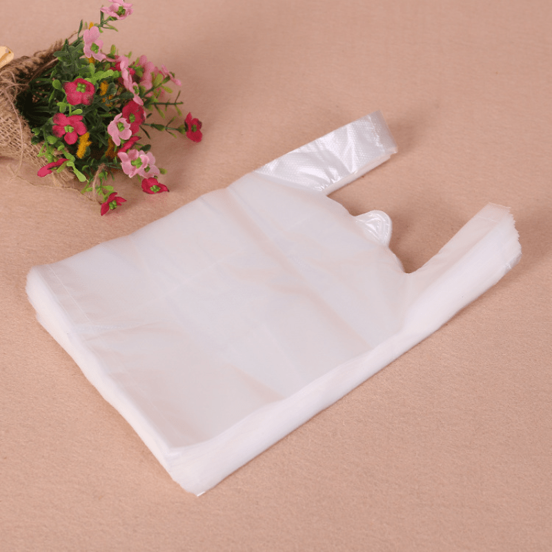 Large Thickened Plastic Bag (white Transparent) For Grocery - Temu