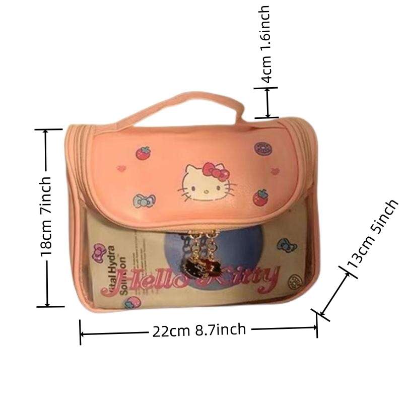 Sanrio Hello Kitty Messenger Bag Girl Cute Large Capacity Handbag Shoulder Bag, Girl's, Other
