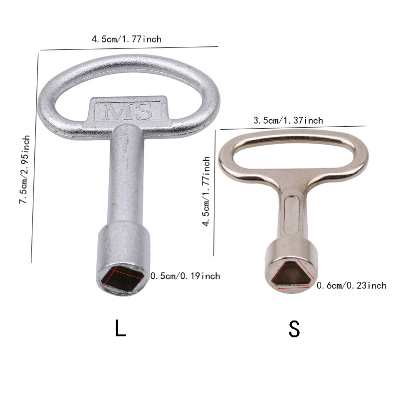 Tren Llave Triangular Universal Ascensor Llave Puerta Llave - Temu