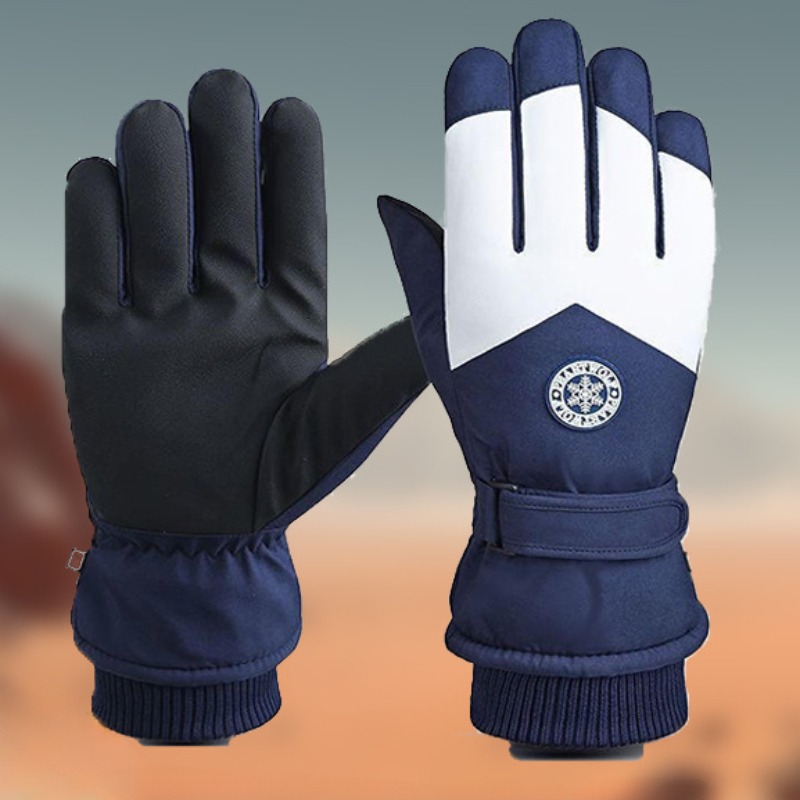 Guantes Esquí Engrosados Guantes Invierno Mantener Calor En - Temu