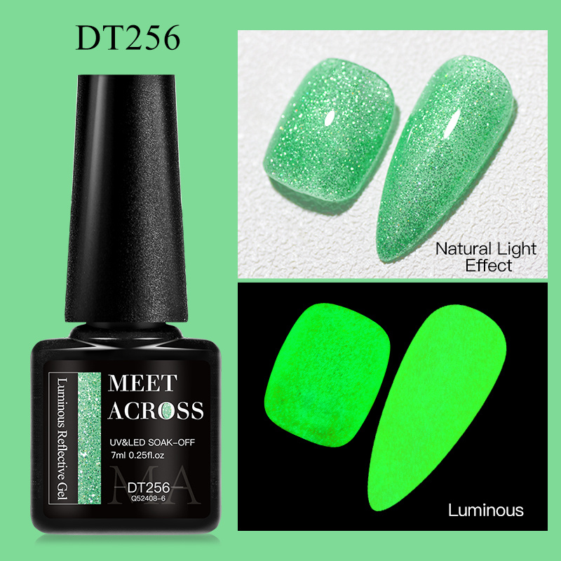 Luminous Gel Nail Polish Green Fluorescent Glow in Dark Semi Permanent –  VEYCHOLE