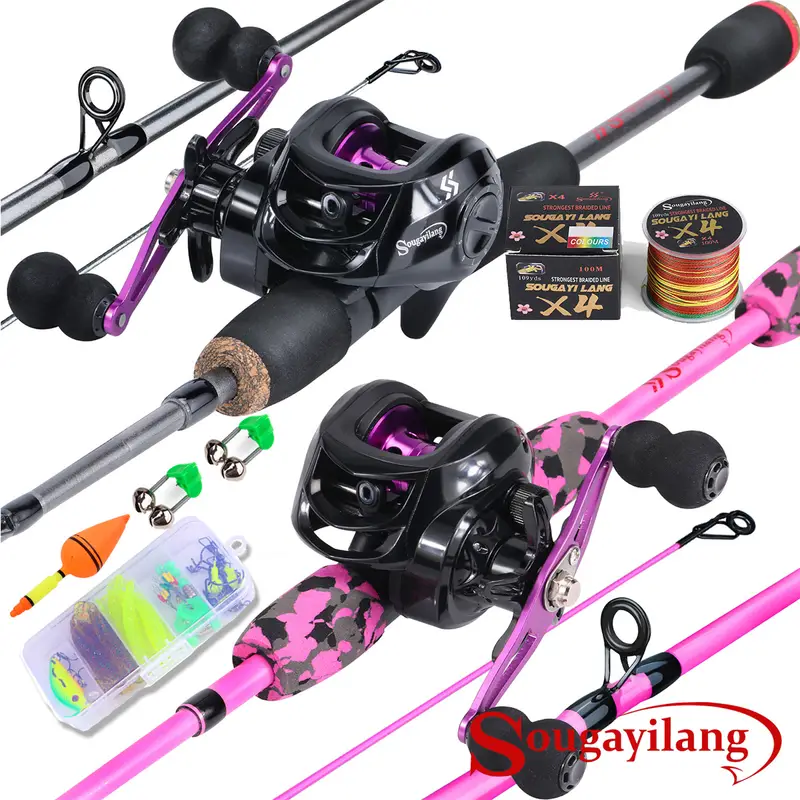 Sougayilang Fishing Rod Reel Set Including 5 Sections - Temu Philippines