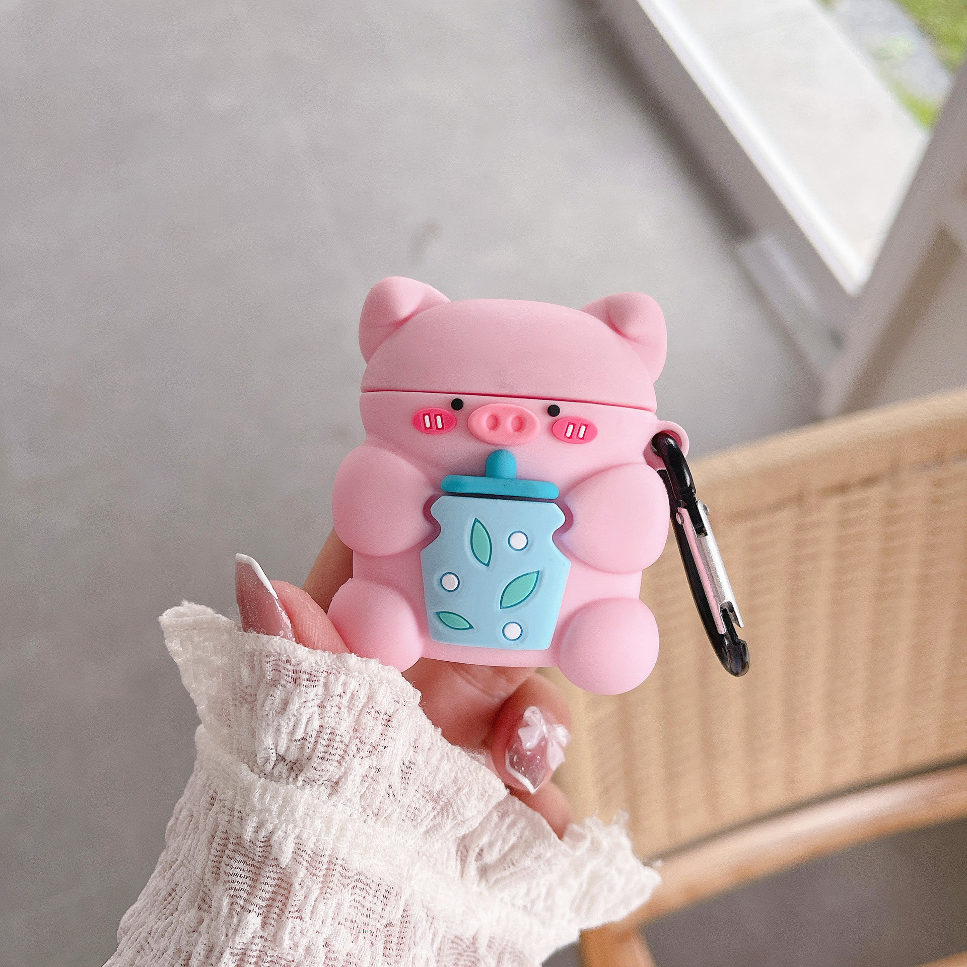 3D Cute Earphone Case for Airpods Case Cartoon Knitted plush Cover for  Apple Airpods 2 Case Bear Teddy Dog Rabbit Earpods Case - Price history &  Review