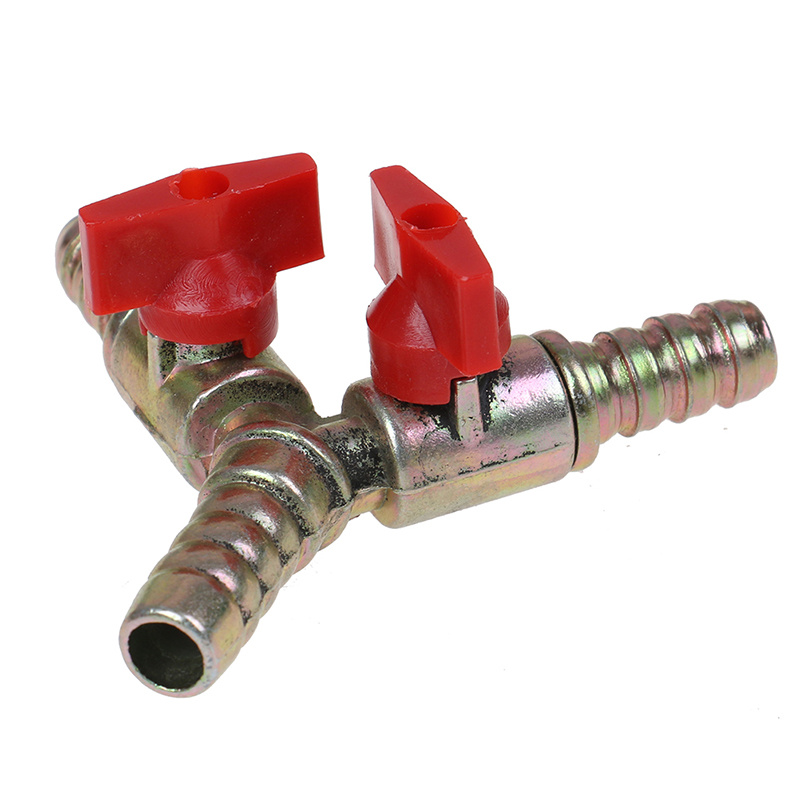 Acheter Connecteur de raccord de tuyau en laiton, pour carburant, gaz, eau,  huile, Air, adaptateur de robinet à bille à trois ou 3 voies