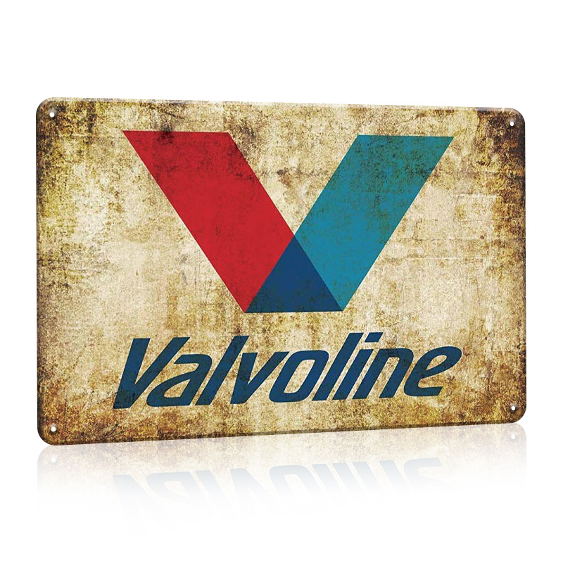 

1pc Garage Oil Tin Sign, Valvoline For Garage Bar Club Home Wall Decor, 8 X 12 Inch Retro Vintage Plaque Decor, Dust-proof, Water-proof