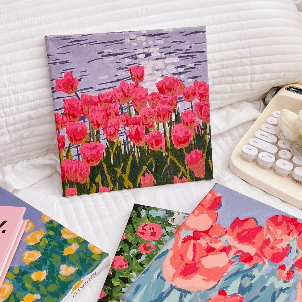 Acheter peinture par numéros 'Frozen Tulips