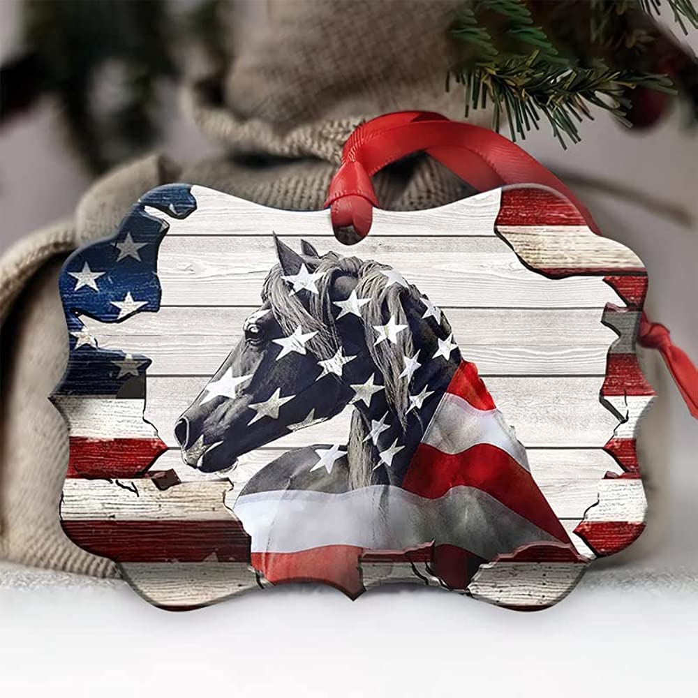 1pc, American Flag Combat Boots Acrylic Decoration Car Interior Hanging  Ornaments Christmas Tree Ornaments Gifts For Relatives Friends Necklace,  Scene