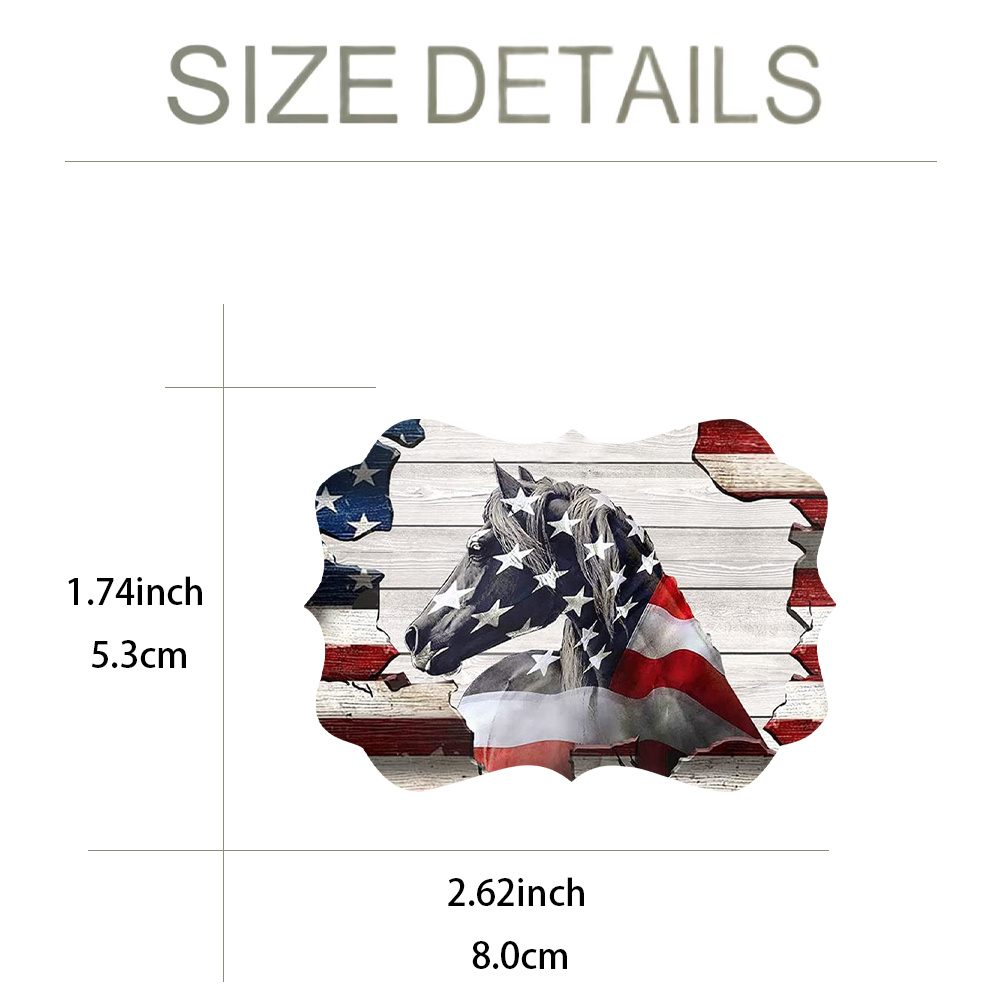 1pc, American Flag Combat Boots Acrylic Decoration Car Interior Hanging  Ornaments Christmas Tree Ornaments Gifts For Relatives Friends Necklace,  Scene