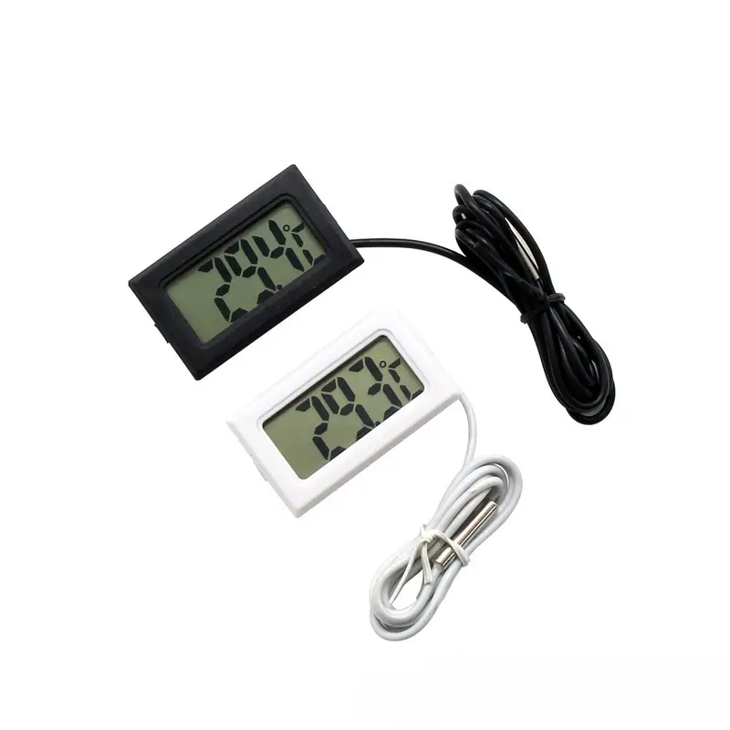 Celsius Aquarium Thermometer Réfrigérateur Thermomètre Électronique  Numérique LCD Affichage Thermomètre Intérieur Et Extérieur De Voiture  Température