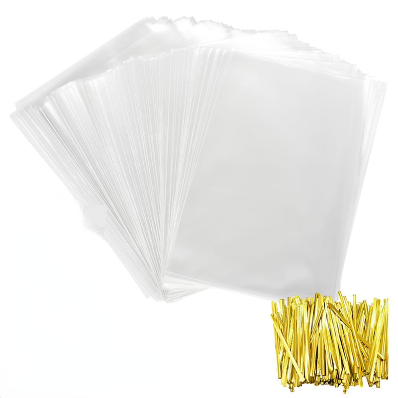 sacchetti di cellophane 16 centimetri x 24 plastica trasparente