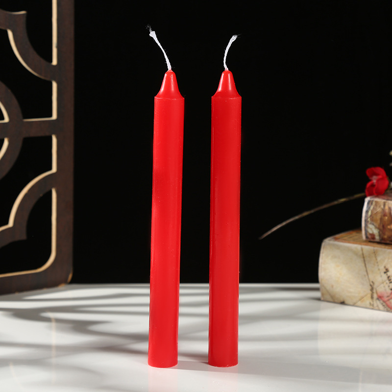 1pc Taper Candle,Traditional Ordinary Sacrificial Candles For Buddha  Candles, Power Outage Lighting, Red And White Candles, Household Durable  Long Ro