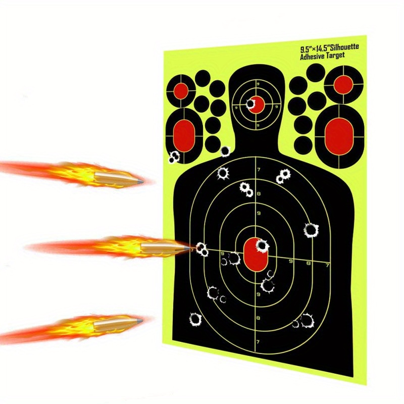 Human Body Shape Shooting Targets Reactive Splatter Glow Temu