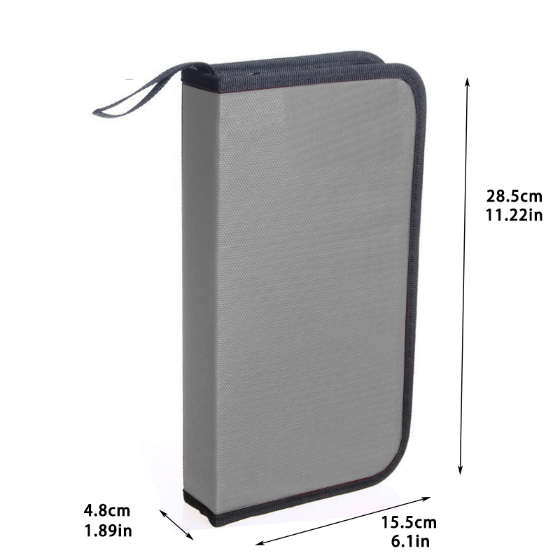 ポータブルDVD収納ボックス カード アルバム クロス 80枚入り 5色 - Temu Japan