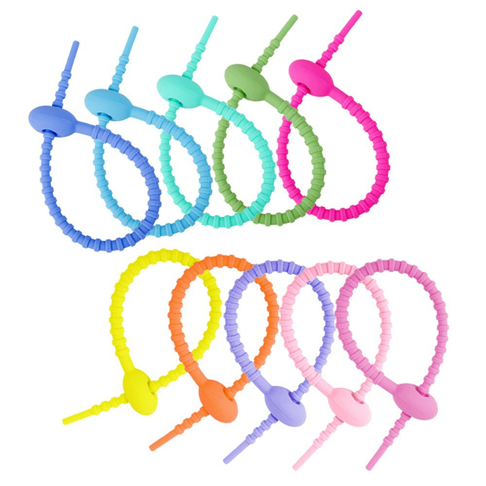 20 Pieces Colorful Silicone Ties Bag Clip,Cable Straps, Bread Tie, Reusable  Rubber Twist Tie, All-Purpose Silicone Ties, Cable Ties,Silicone  Cord,Household Snake Ties, Bag Sealing Clips : : Home Improvement