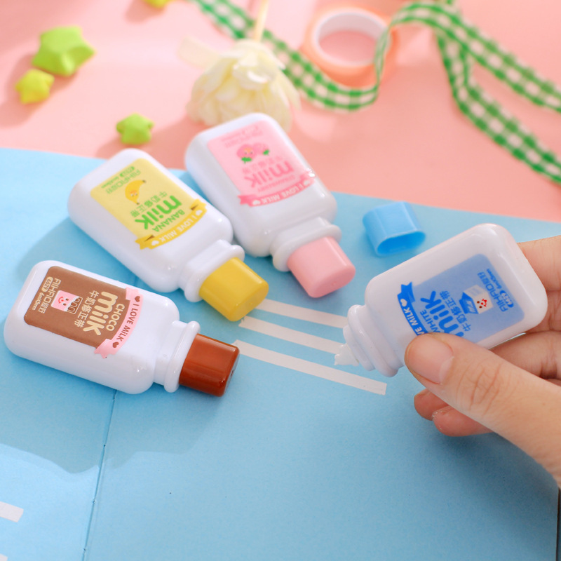 1 x Cute Milky Correction Tape Material Escolar Kawaii Stationery Office  School Supplies - Blobim…