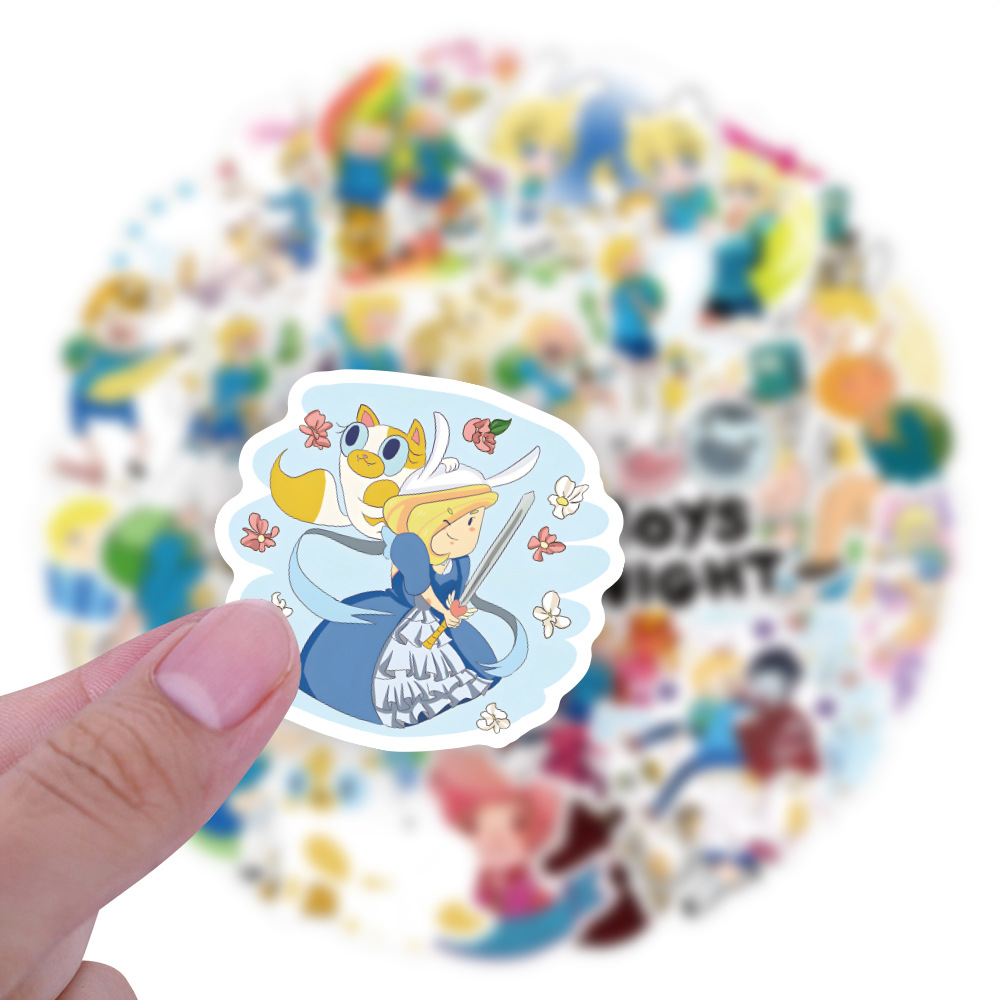  50Pcs Cartoon Alice in Wonderland Sticker, Cute