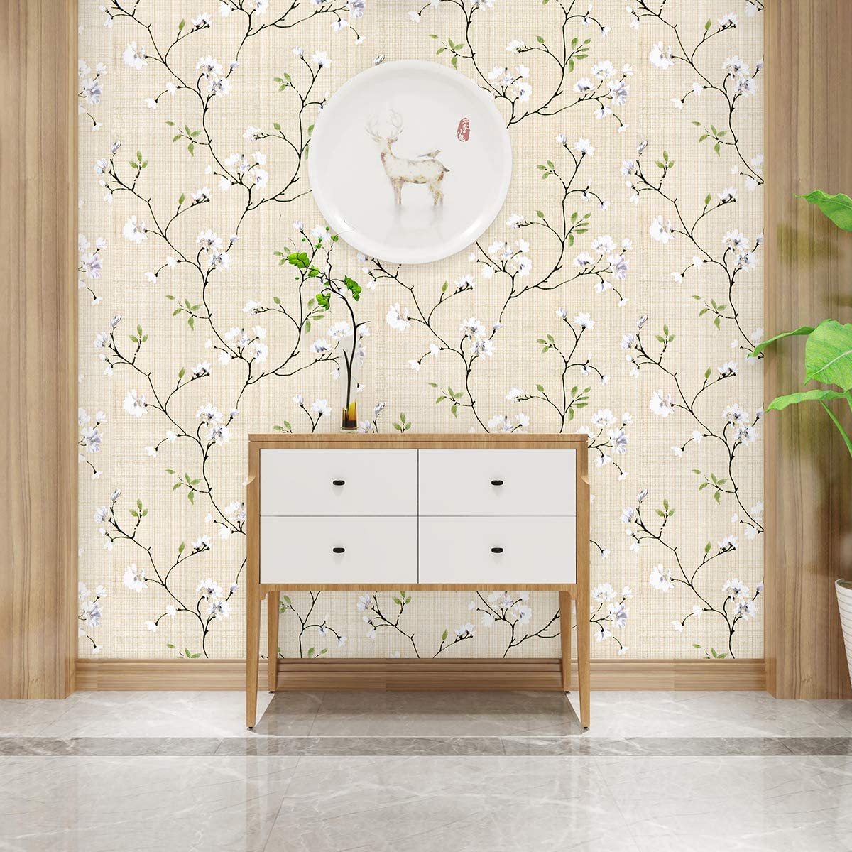 Self-adhesive Wallpaper, Tropical Moss Leaf Self-adhesive Contact Paper,  Peel And Stick, Waterproof Removable Living Room Kitchen Bedroom Dormitory  Wallpaper, Furniture Refurbishment Wallpaper - Temu Belgium