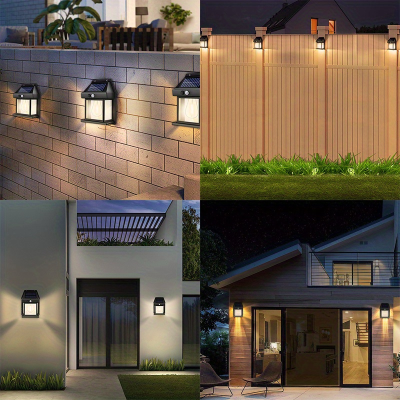 Solar Wall Lamp Motion Sensor Long Lighting IP65 Waterproof