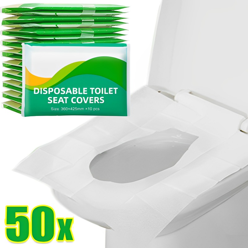 Disposable Toilet Seat Covers Public Restroom Travel Toilet - Temu