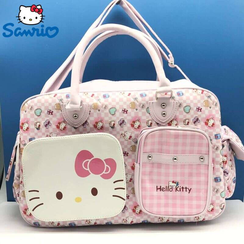 Hello Kitty Bag New Vintage Brown Womens Bag Cartoon Printed Luxury Handbag  Pillow Bags Korean Versatile Fashion Y2k 2023 - Bags & Luggage - Temu  Denmark