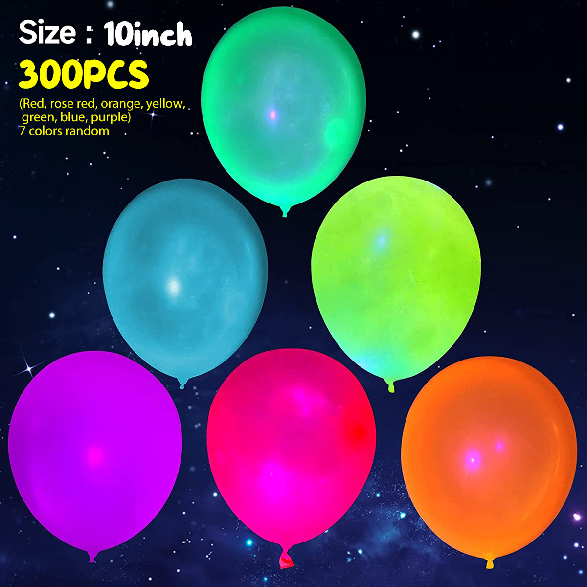 Glow in the Dark Balloons for Birthday Wedding Party Decoration