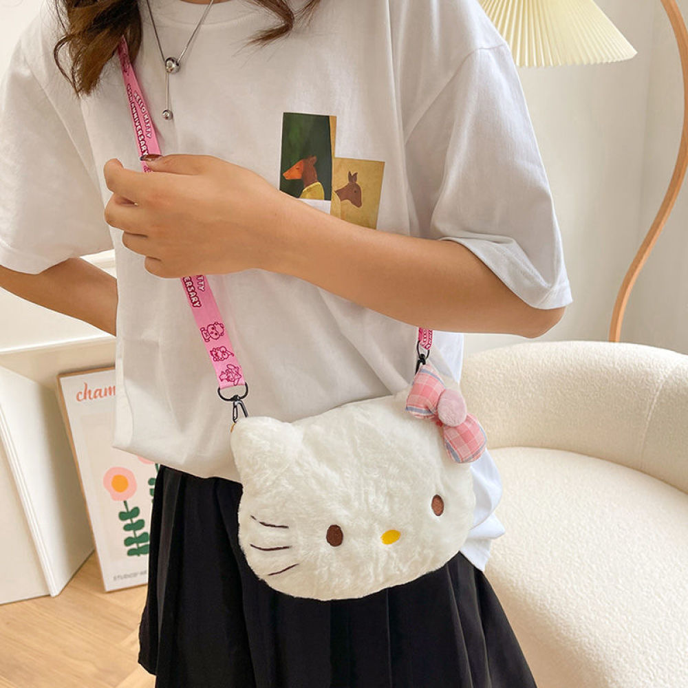Sanrio hello kitty messenger bag girl cute large capacity handbag