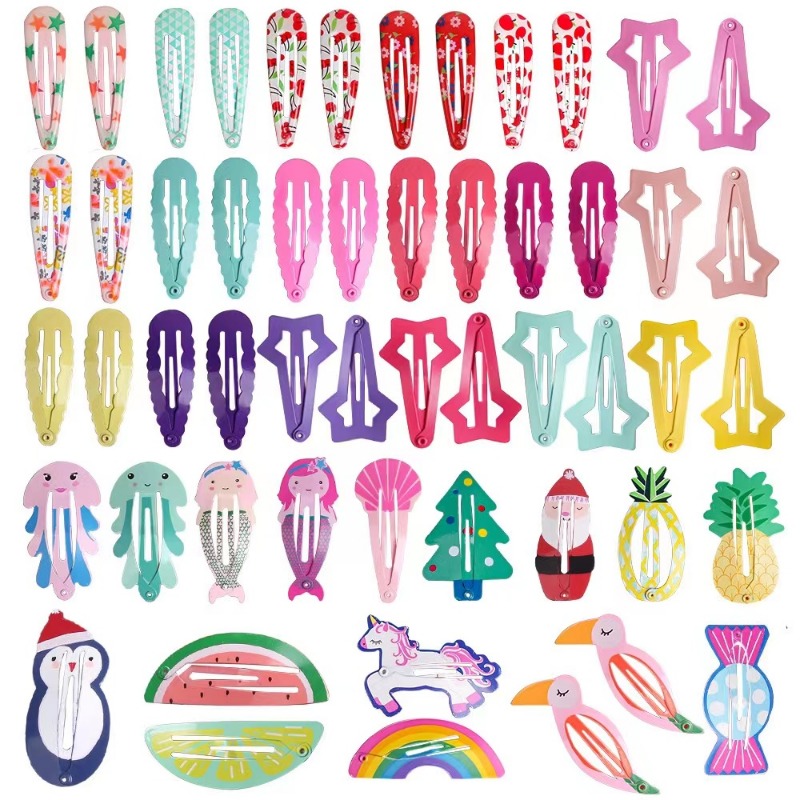 14pcs/set Children's Cartoon Animal Shape Cute Hair Clips 14 Pieces Girls Hair Accessories Set,$2.39,Polymer Clay,free returns&free ship,Purple,Temu