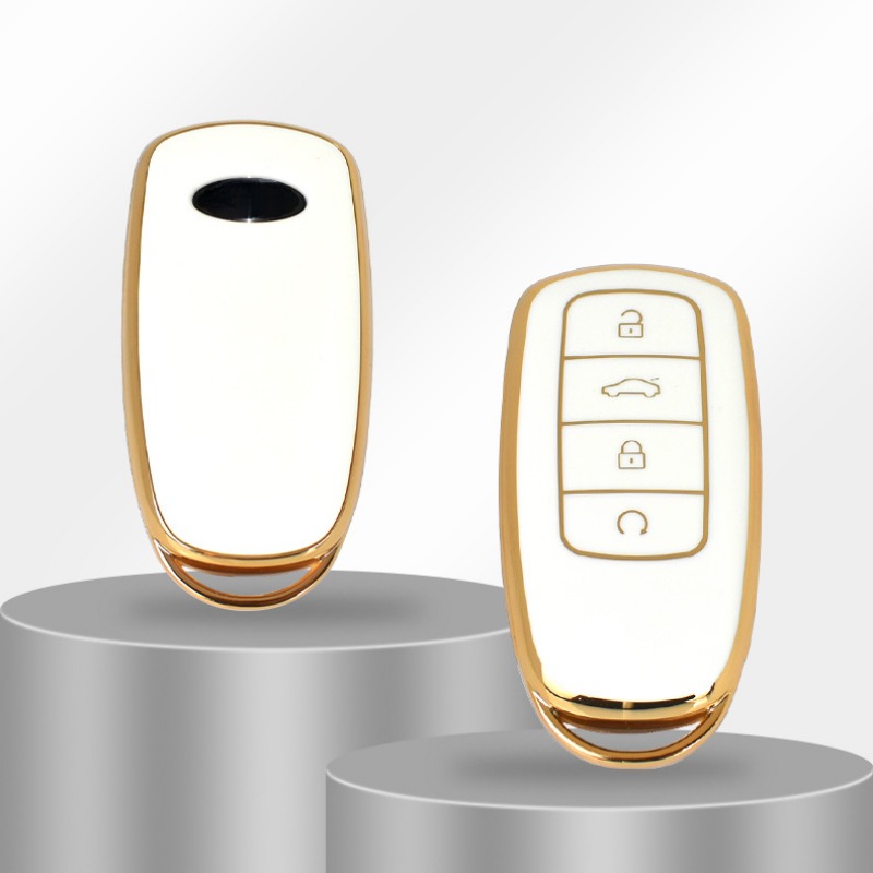 TPU Coque De Clé De Télécommande De Voiture Pour Chery Pour Tiggo 8 Pro  8plus Nouveau 5 Plus 7pro Anneau Accessoires Auto Coquille Porte-clés