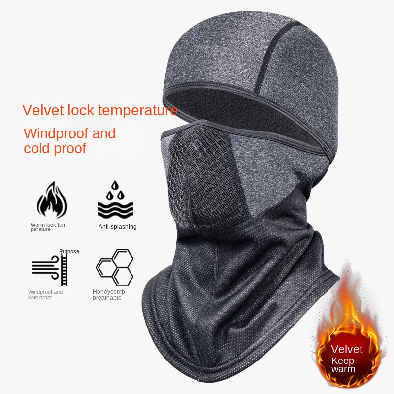 3Pcs Men Women Cycling Black Face Mask Lightweight Motorcycle Ski Fishing  Warmer