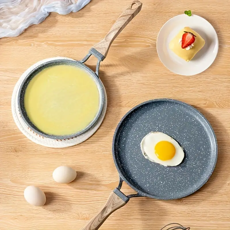 Crepe Pans, Flat-bottomed Non-stick Pan Griddle For Making