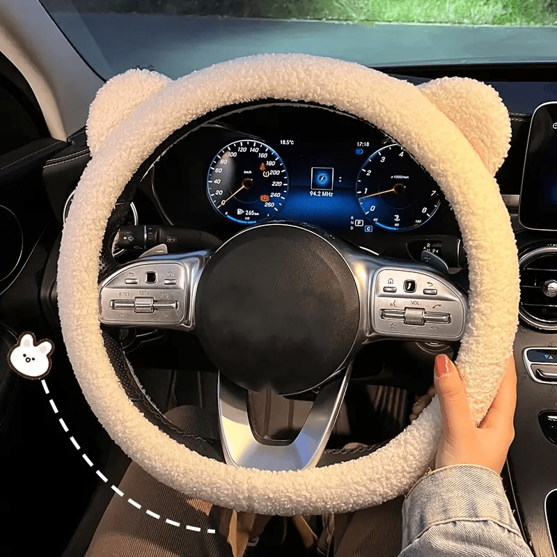 Stay Warm And Cozy In Your Car With This Plush Winter - Temu