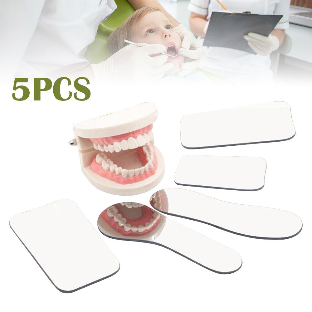 5 Pcs Dental Ortho Intra Oral Photography Mirrors Glass Reflector