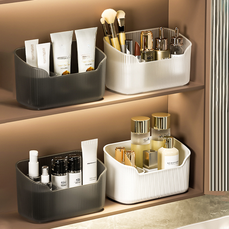 Bathroom Organizer Shelf Acrylic Makeup Storage Rack Large Capacity  Skincare Cosmetic Liptick Home Holder New Free Shipping